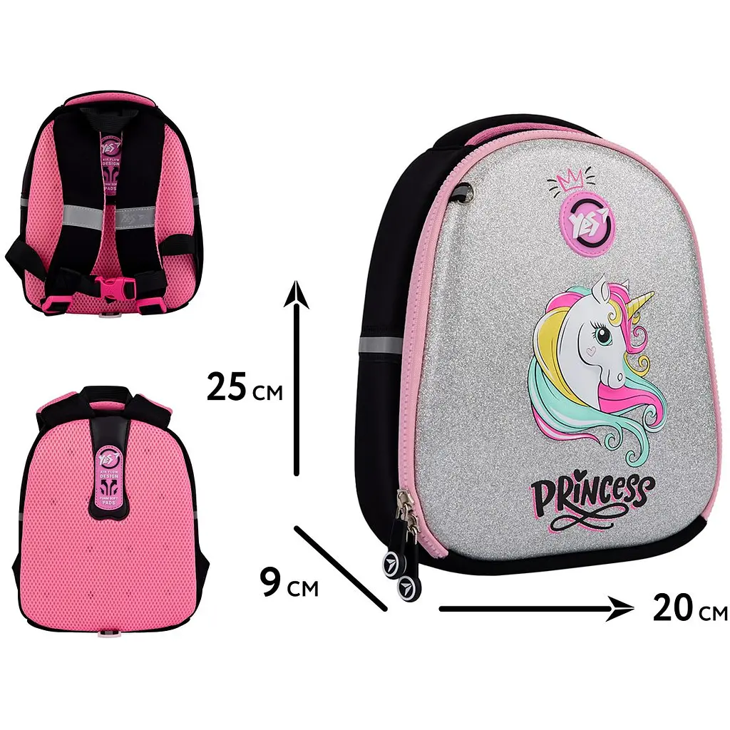 Рюкзак дитячий Yes Unicorn Princess K-33 (550016) - фото 11