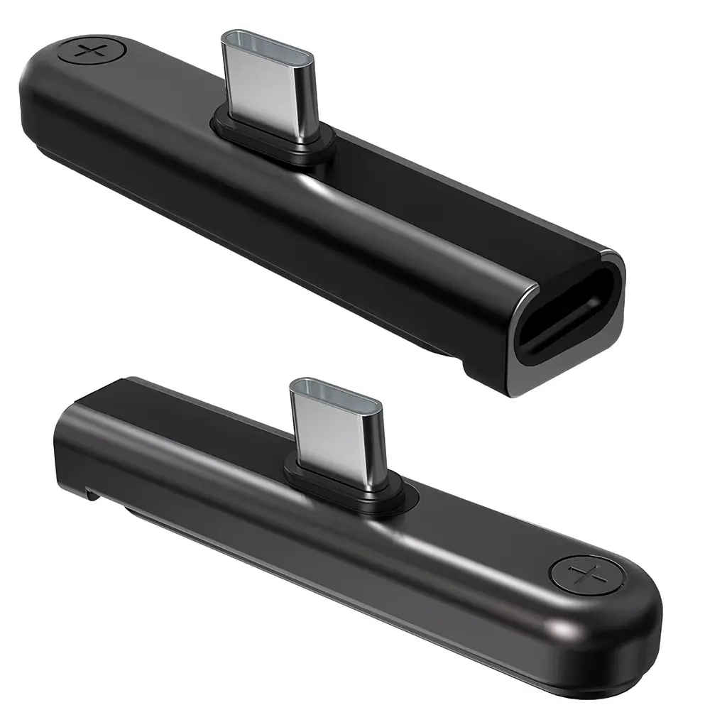 Переходник USB Type-C на Type-C со складывающейся подставкой black - фото 7