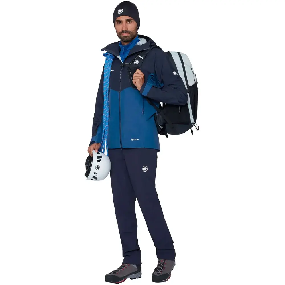 Куртка Mammut Crater IV HS Hooded Jacket M M tschiel-marine - фото 10