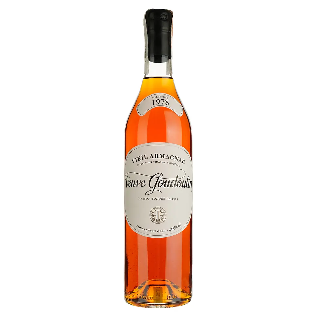 Арманьяк Veuve J.Goudoulin Bas Armagnac 1978 40% 0.7 л у подарунковій коробці - фото 2
