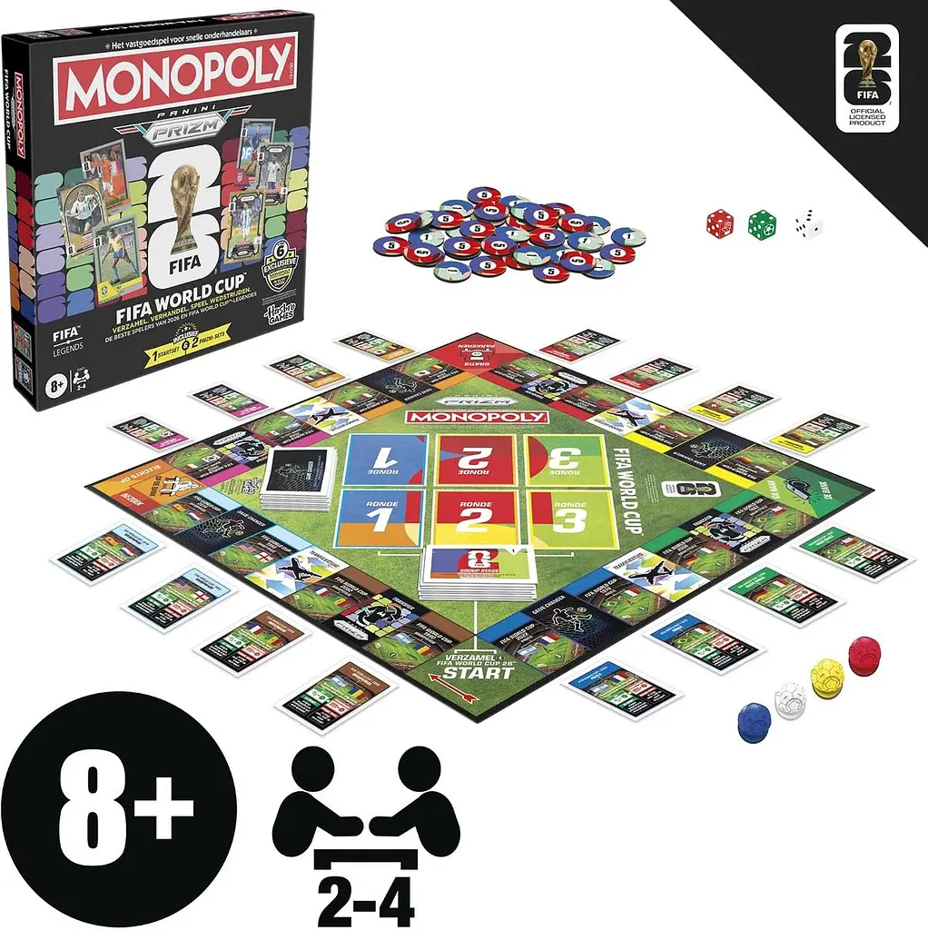 Monopoly Panini Prizm FIFA World Cup 2026 - фото 5