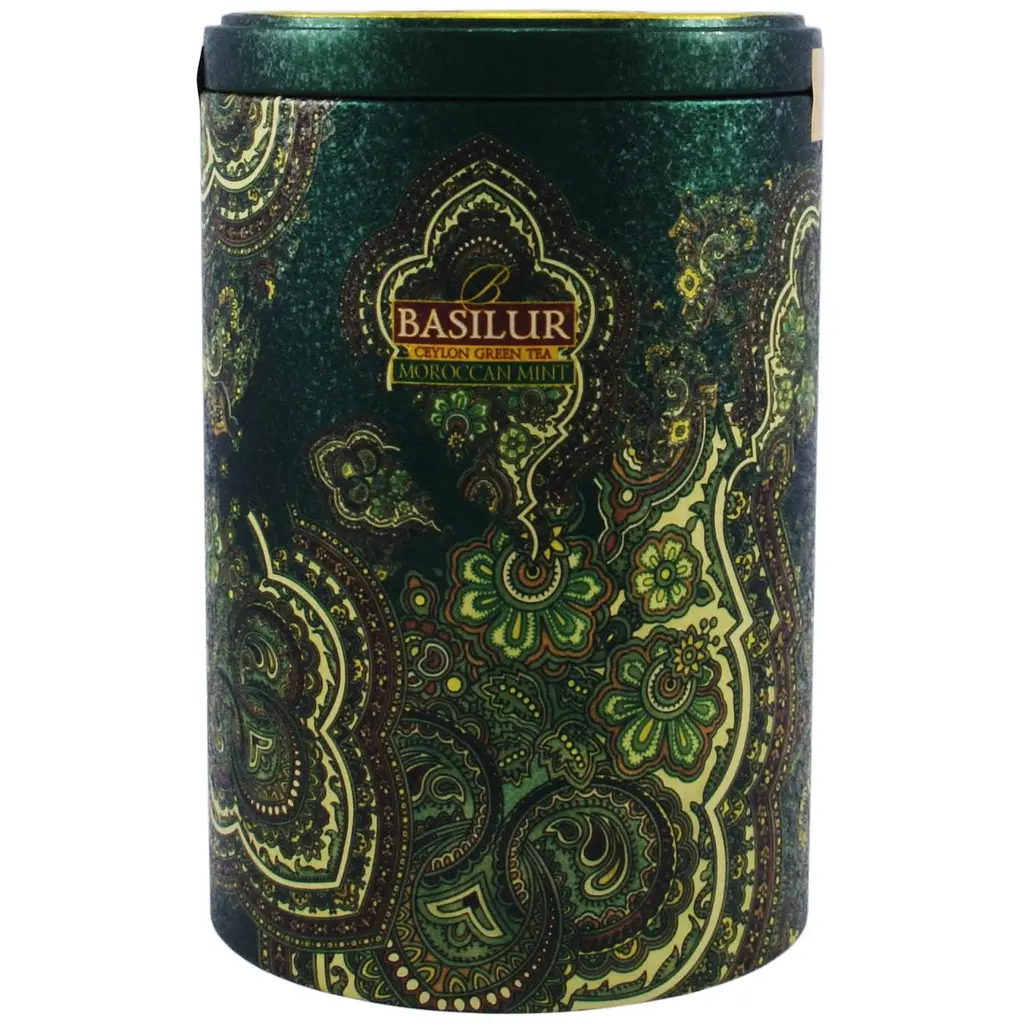 Уцінка. Зелений чай Basilur Марокканська м'ята 100 г (526368)
