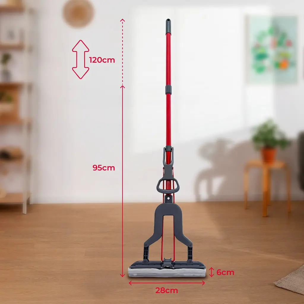 Швабра Vileda Easy Mop Губчаста з віджимом (8690803750701) - фото 7