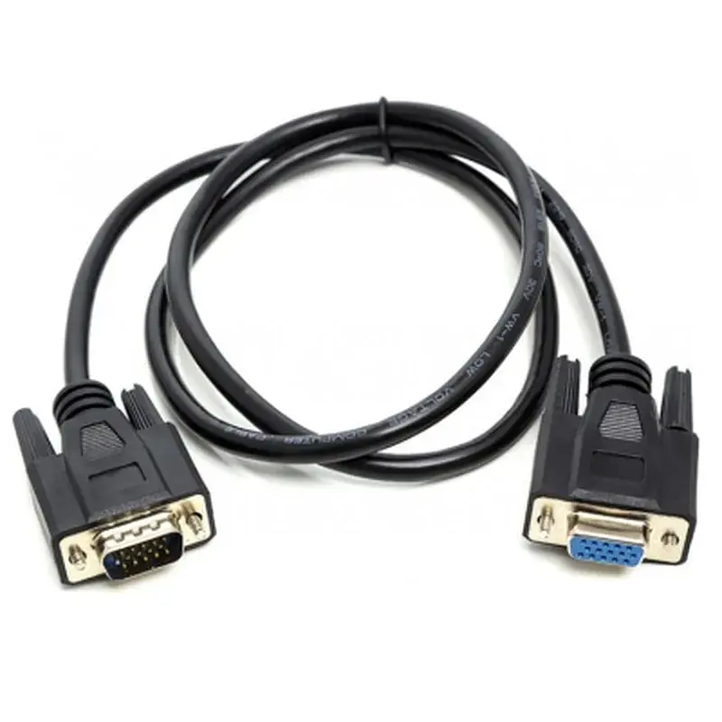 Кабель мультимедійний VGA M to VGA F 1.0m PowerPlant (CA911967)