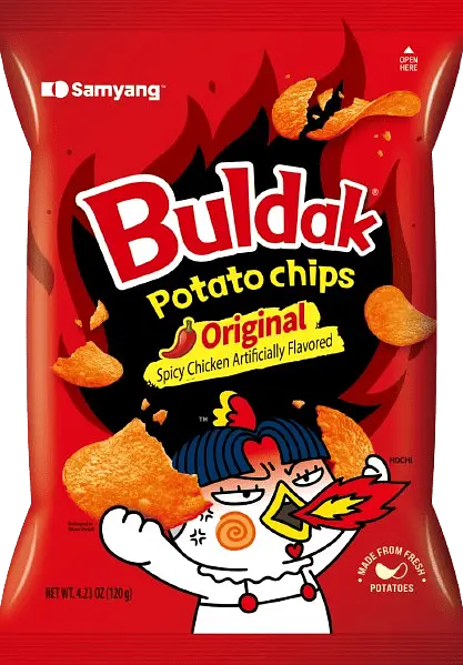 Чіпси Samyang Buldak Potato Chip Original 120г
