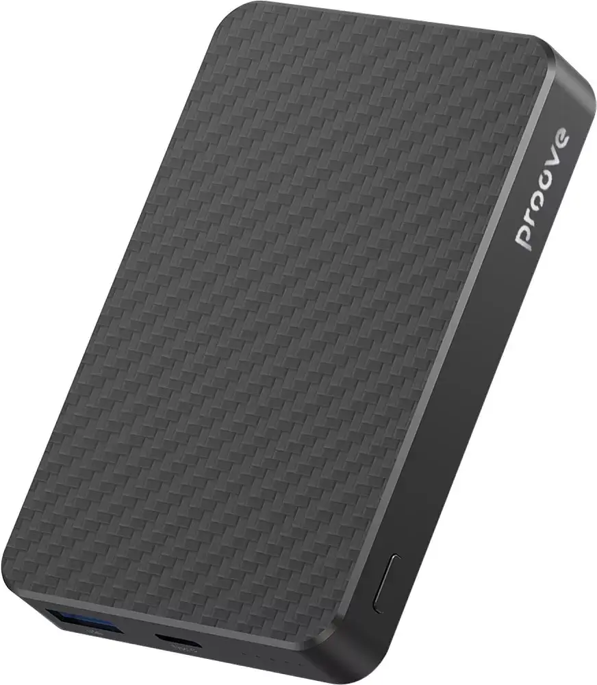 Портативний акумулятор Proove Carbon Slim Magnetic 22.5W 10000mAh black (PBCS22110001) - фото 2