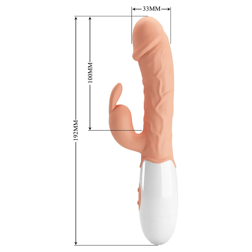 Вібратор Pretty Love Easter Bunny Vibrator Flesh - фото 9