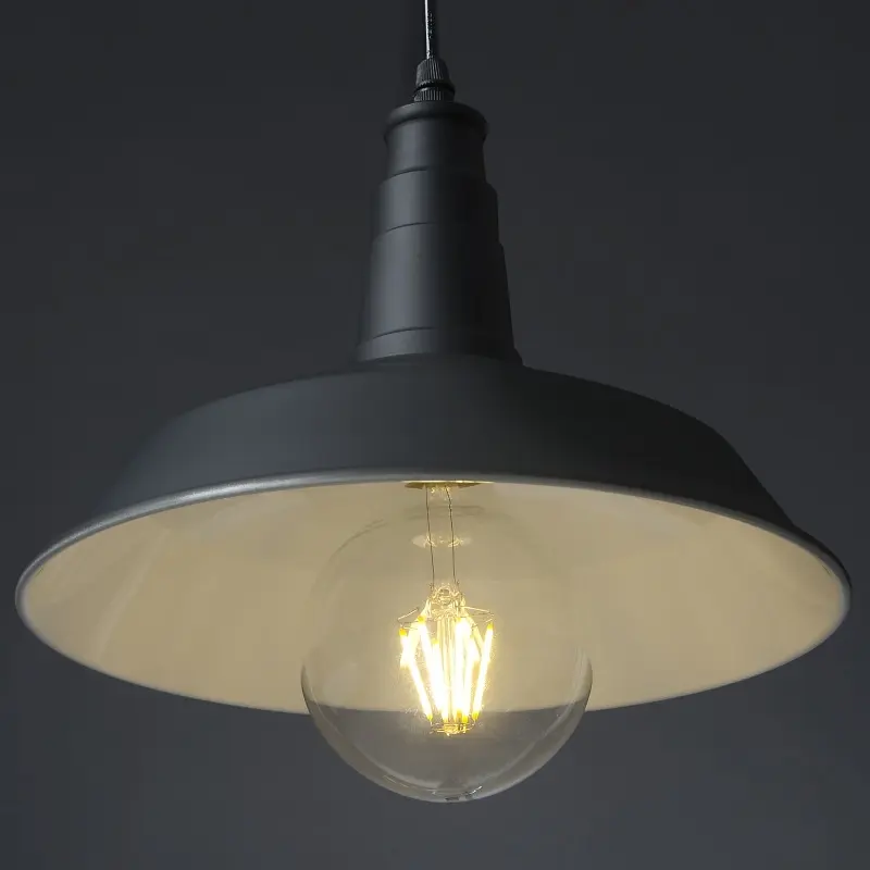 Люстра Brille подвесная лофт для кухни E27 60W BK (BL-221S/1) - фото 11