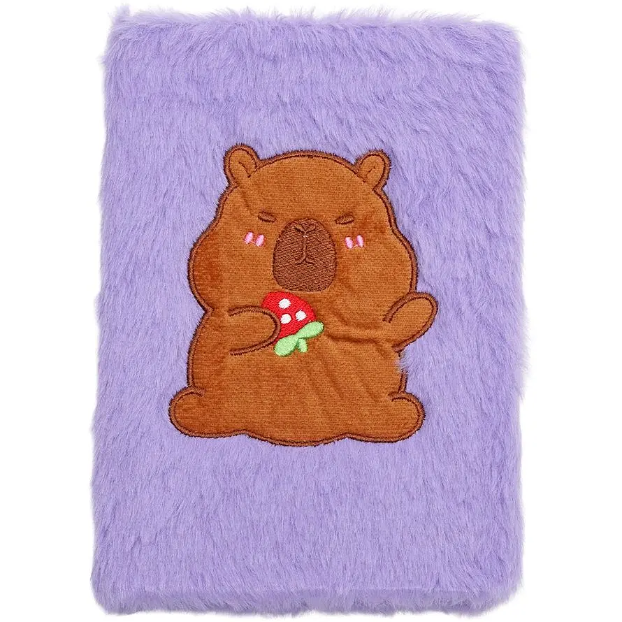 Блокнот А5 ZiBi Capybara 5 Kids Line плюшевый клетка 80 листов (ZB.700019) - фото 4