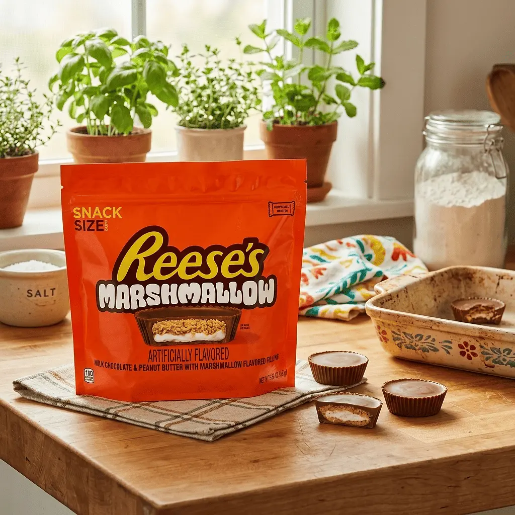 Шоколадні цукерки Reese's Marshmallow Peanut Butter Cups 265г - фото 3