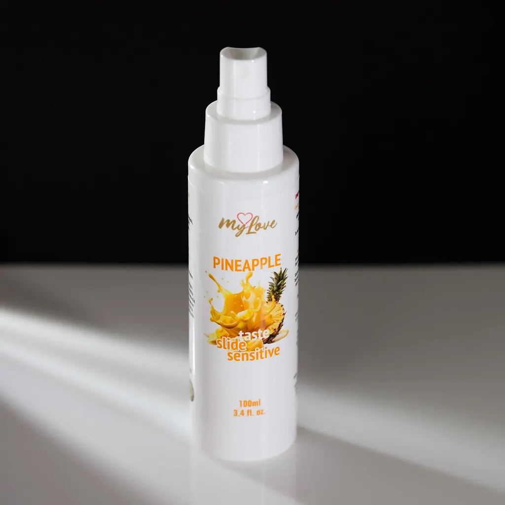 Лубрикант на водній основі MyLove Taste Slide Sensitive Pineapple, 100 мл - фото 5