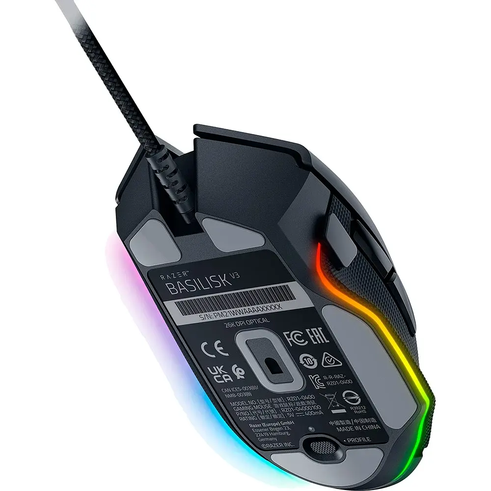 USB миша Razer Basilisk V3 Black (RZ01-04000100-R3M1) UA - фото 6