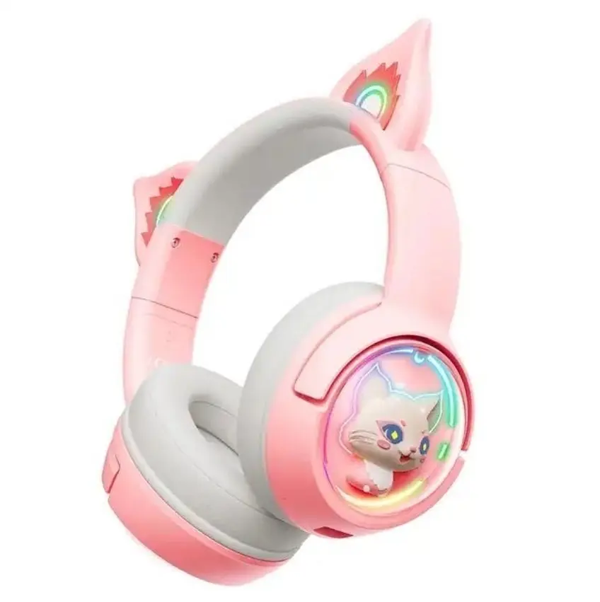 Навушники Bluetooth Onikuma B5 Pink