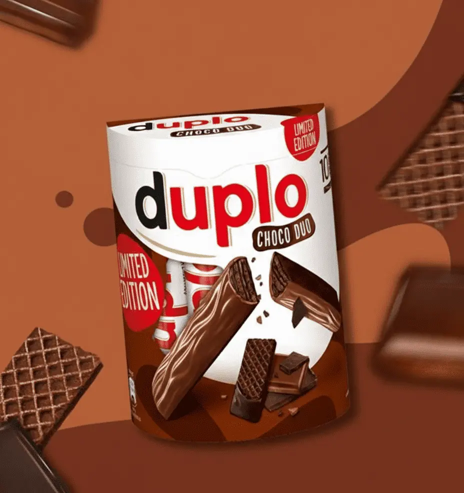 Шоколадні батончики Ferrero Duplo Choco Duo 10 шт, 182 г - фото 6