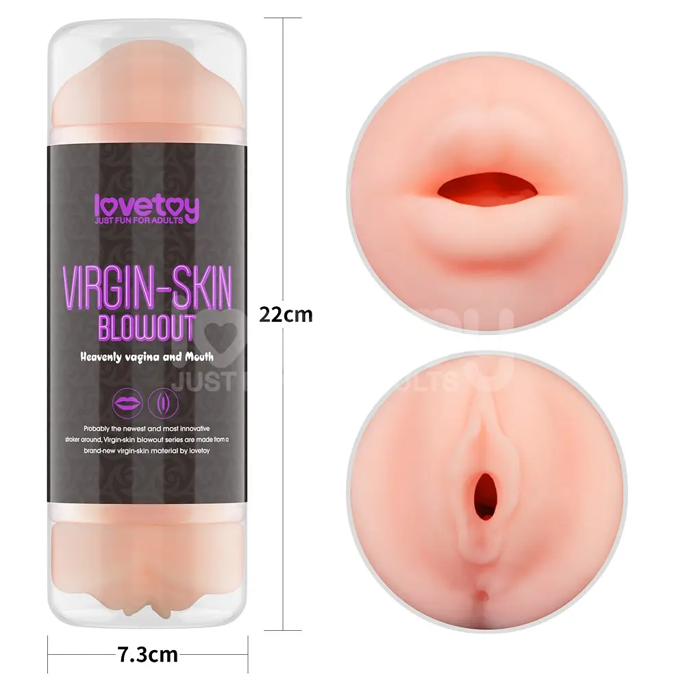 Мастурбатор двойной SKIN BLOWOUT DOUBLE SIDE STROKER LOVETOYS 66-LV250015 102628 - фото 8