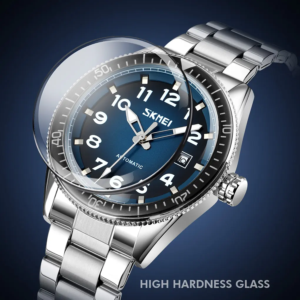 Чоловічий наручний годинник 9232SSIBU Silver/blue-steel strap Skmei acs0029852 - фото 4