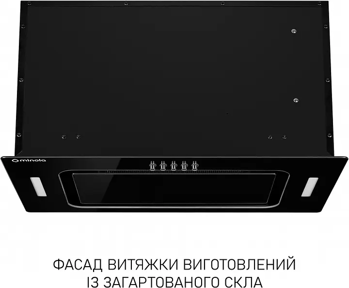 Витяжка Minola BGK 5877 BL 1200 LED повновбудована - фото 2
