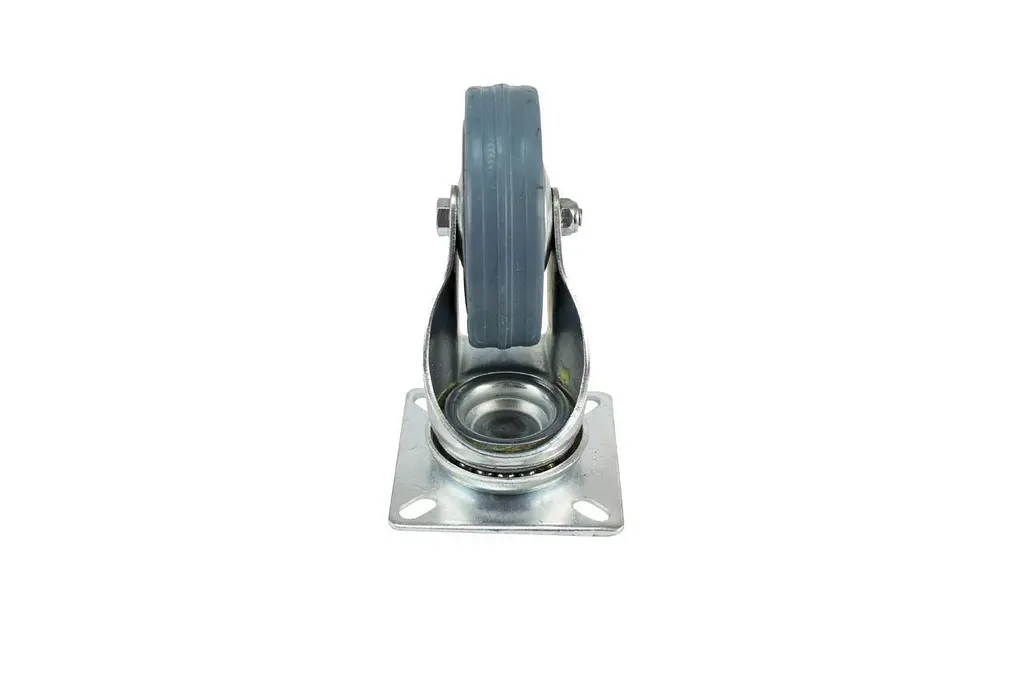 Колесо меблеве FZB універсальне поворотне платформа під саморізи 75 мм 3-010-002 - фото 2