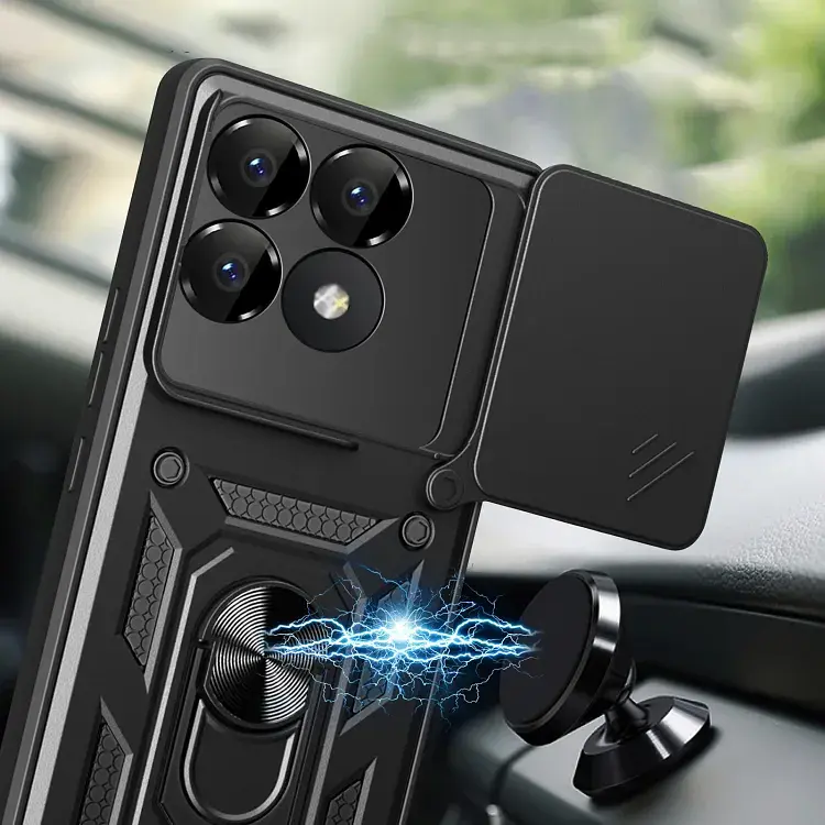 Чохол до мобільного телефона BeCover Military Poco F6 Pro Black (712166) - фото 3