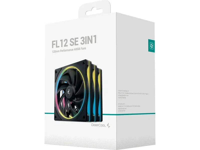 Набір вентиляторів Deepcool FL12 SE 3 in 1 Black (R-FL12SE-BKAPN3-G) - фото 5