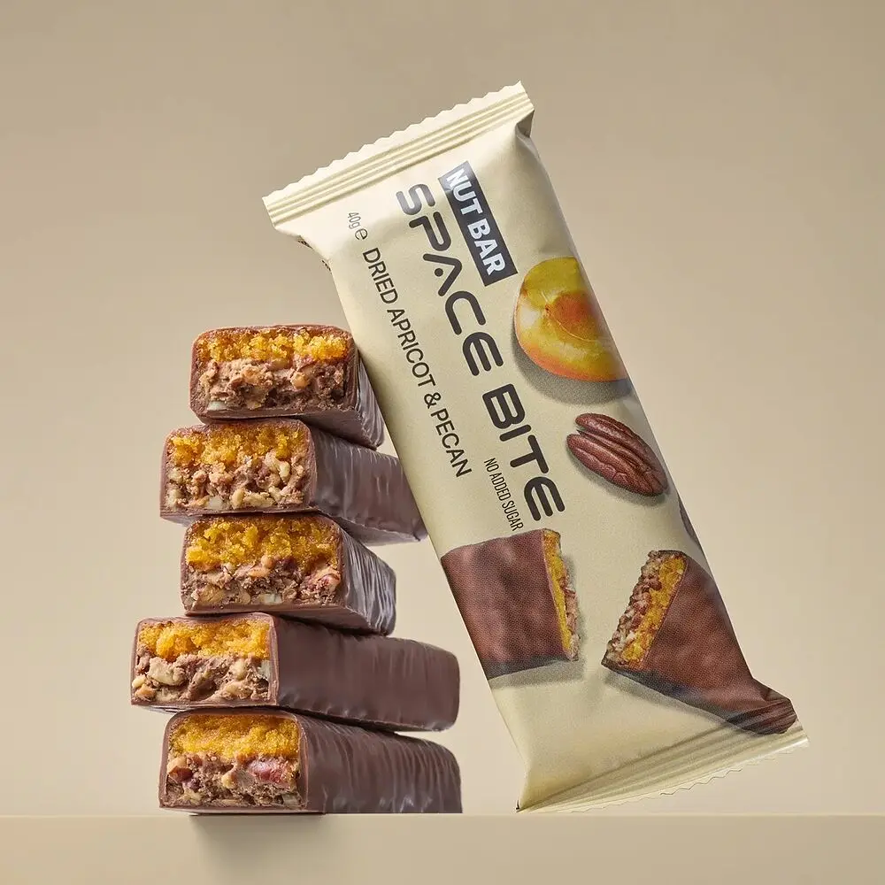 Батончик Spacefood Space Bite Nut Bar, 40 грам - Курага -пекан - фото 2
