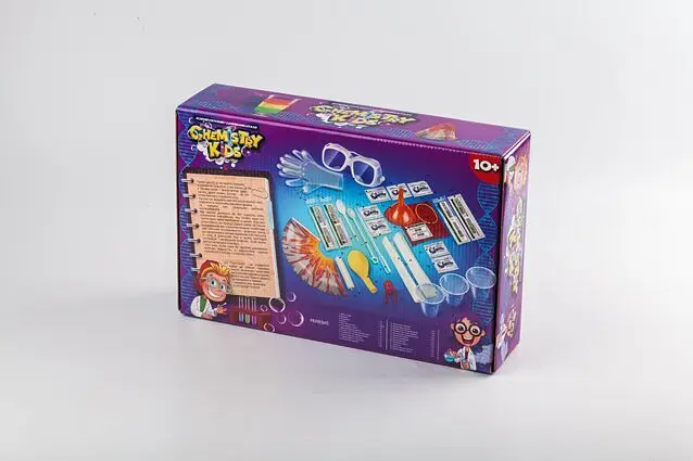 Набір дослідів CHEMISTRY KIDS укр 7905 CHK-01-01U,02U,03U,04U (2400677284013) shop (2400677284013) - фото 2