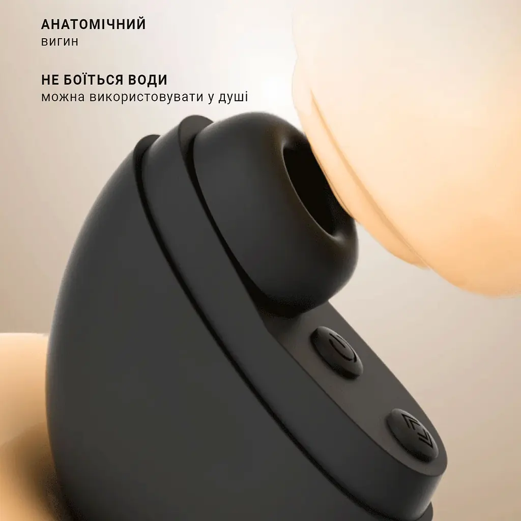 Стимулятор клітора вакуумно-хвильовий вуманайзер Portable Sucker 10 режимів USB Type-C зарядка Чорний - фото 4