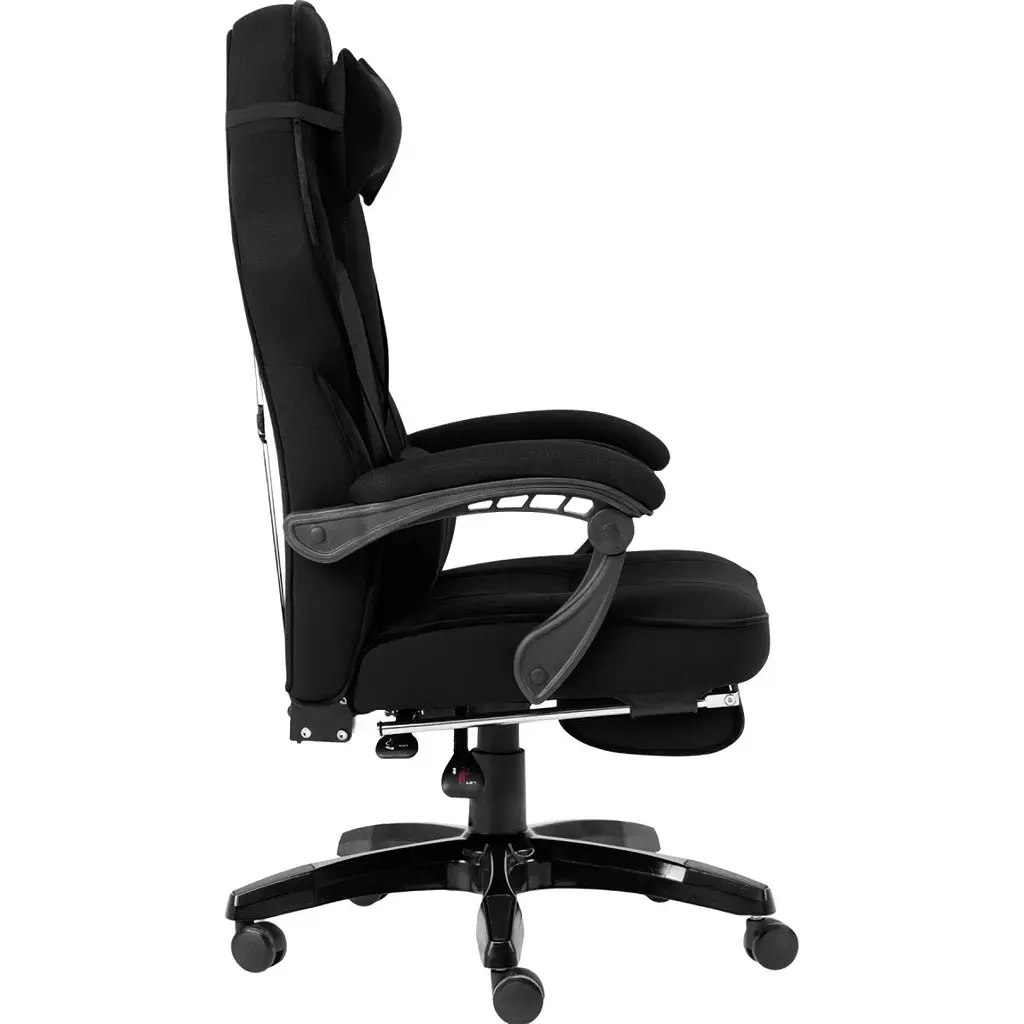 Геймерське крісло GT Racer X-2749-1 Fabric Black Suede [121505] - фото 4