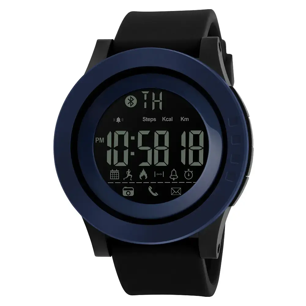 Годинник наручний з Bluetooth Skmei Innovation 1255 Синій - фото 4