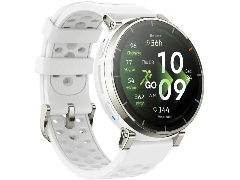 Смарт-годинник Amazfit Active 3 Premium NFC Aero White (W2559GL3N) - фото 3