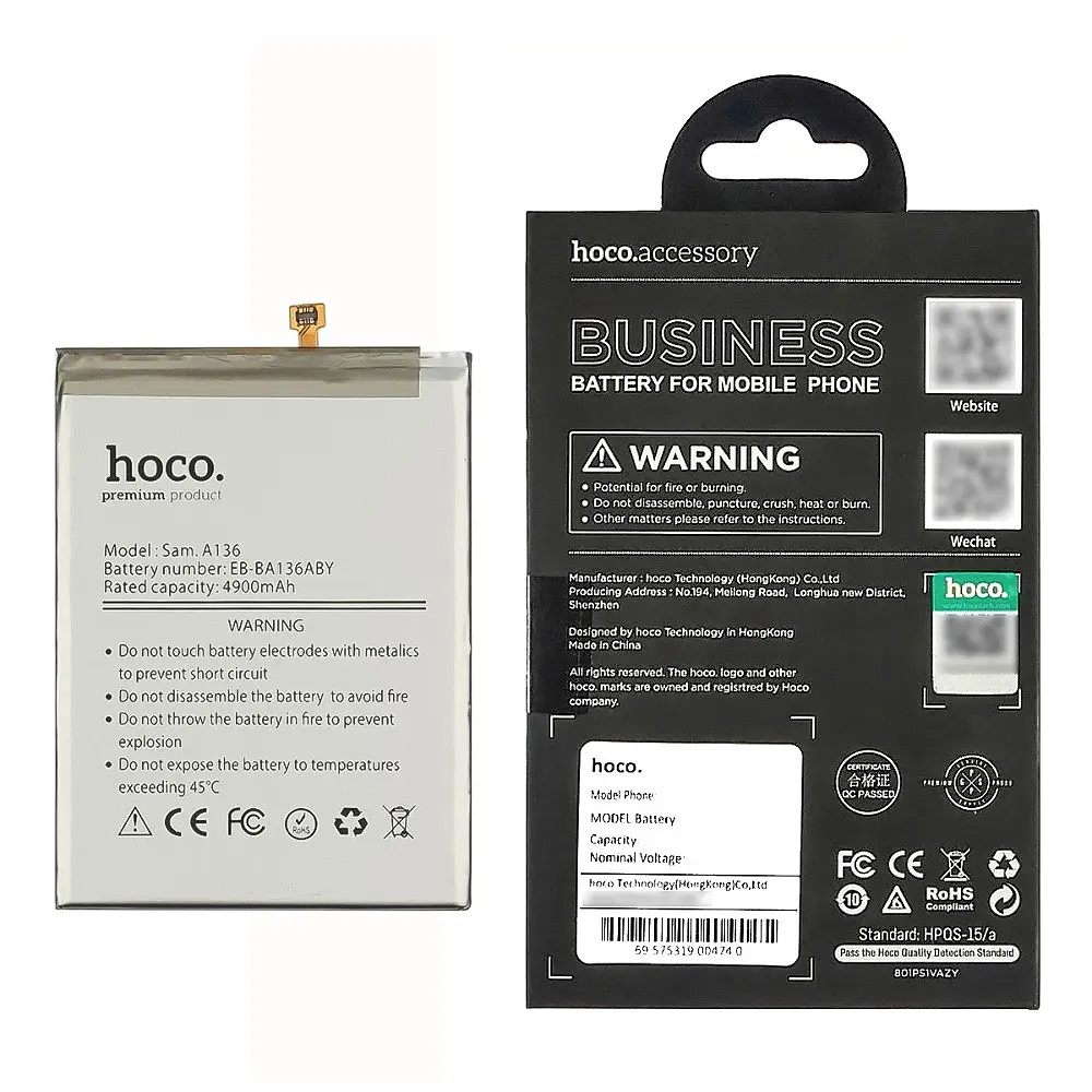 Аккумулятор Hoco EB-BA136ABY Samsung A136 A13 (5G)/M135 M13 - фото 2