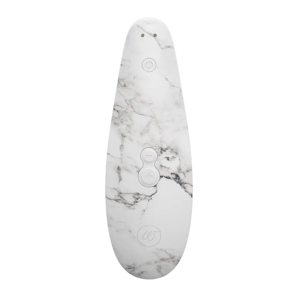 Вакуумний стимулятор клітора Womanizer Marilyn Monroe White Marble - фото 4