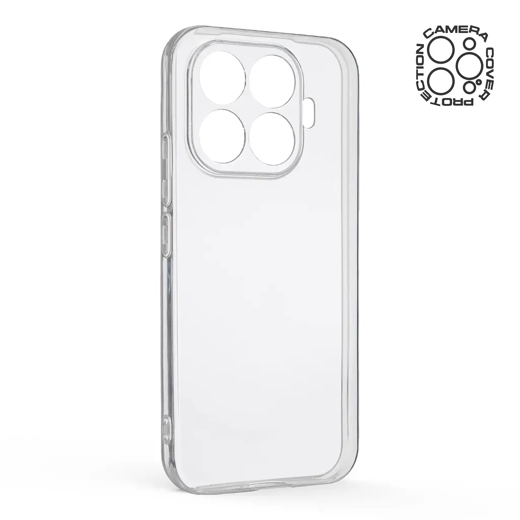 Прозрачный чехол для Xiaomi 17T с защитой камеры, тонкий, силиконовый, бесцветный, ударопрочный, противоударный бампер с закрытой камерой, ArmorStandart (ARM90957) - фото 2