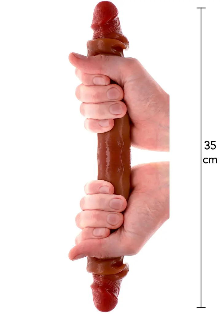 Двосторонній фалоімітатор Get Real Double Dong, 35 см - фото 2