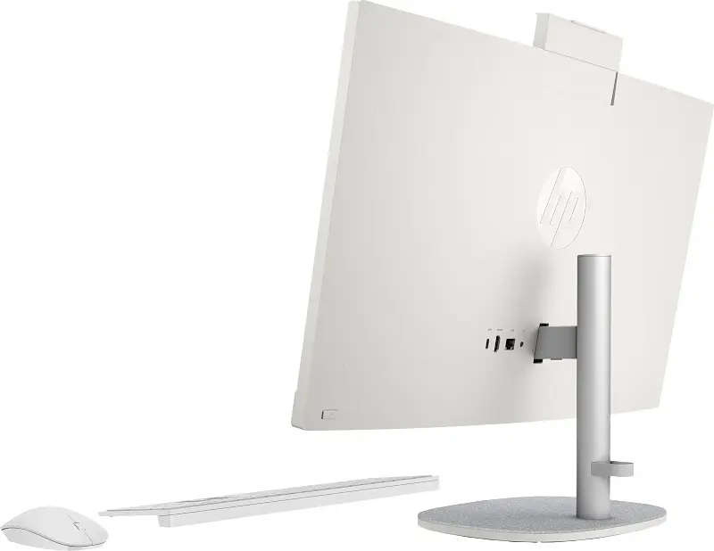 HP Комп'ютер персональний моноблок All-in-One 23.8" FHD IPS AG, AMD R5-340 AI, 16GB, F512GB, UMA, WiFi, кл+м, Win11, білий - фото 4