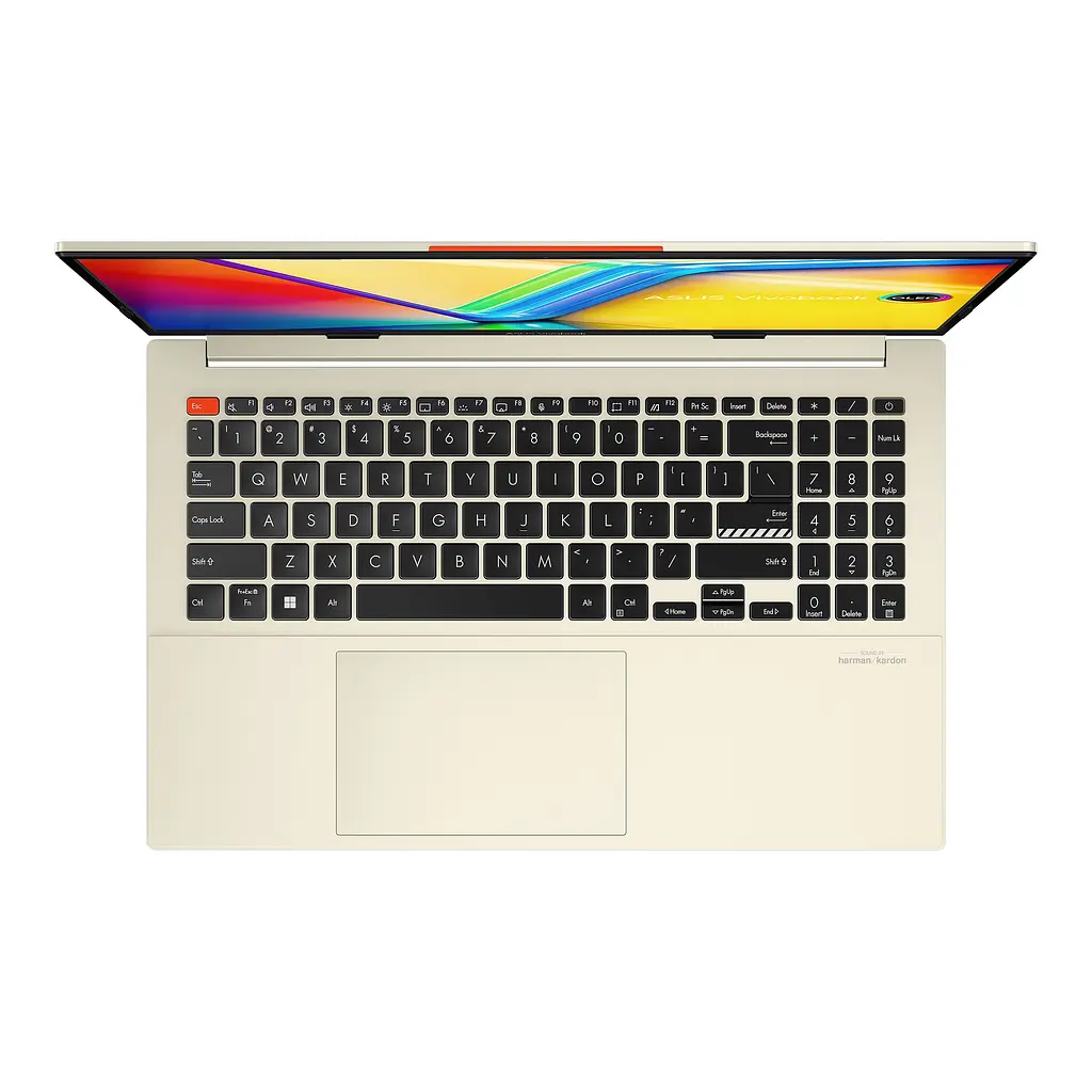 Ноутбук ASUS Vivobook S 15 K5504VN-L1026WS 15.6' FHD OLED, Intel i9-13900H, 16GB, F1TB, IntelA370M-4, Win11, Білий (90NB0ZQ4-M000W0) - фото 4