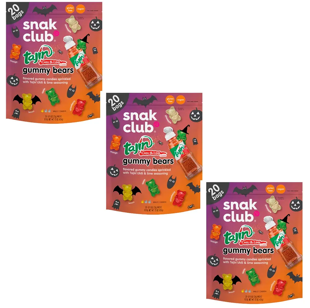 Желейні цукерки Snack Club Tajin Gummy Bears Multipack 425 г - фото 4