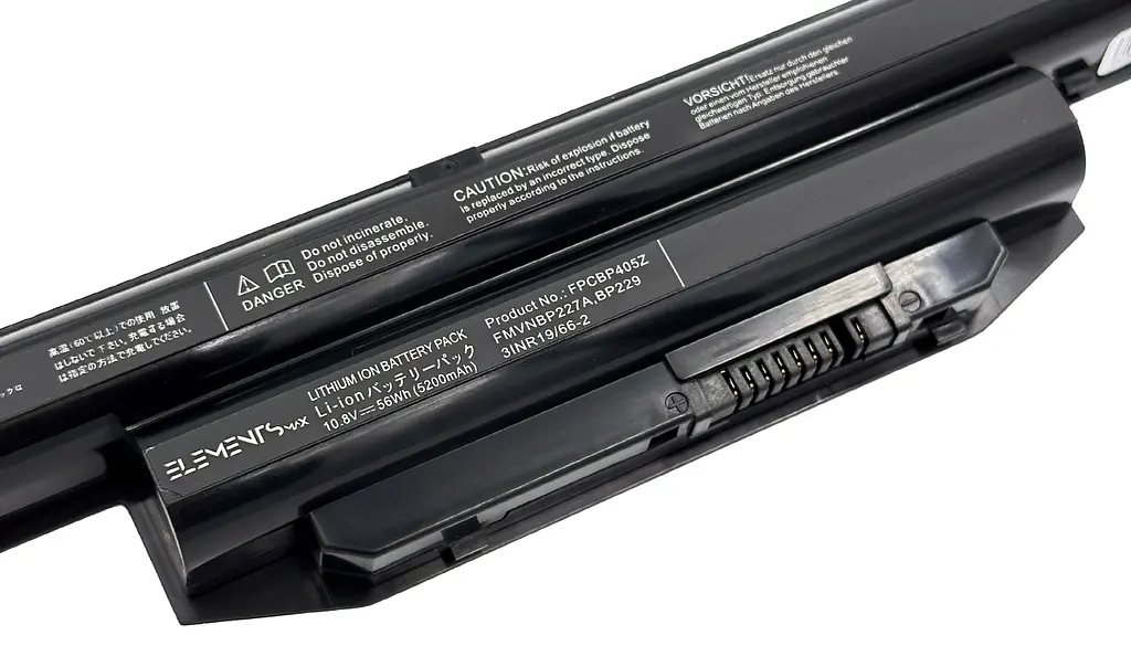 Акумулятор для Fujitsu Lifebook A357 A514 A544 A555 A564 E544 E546 E547 E746 E751 E753 E754 S904 S935 10.8V 5200 mAh (BP229-3S2P-5200) - фото 3