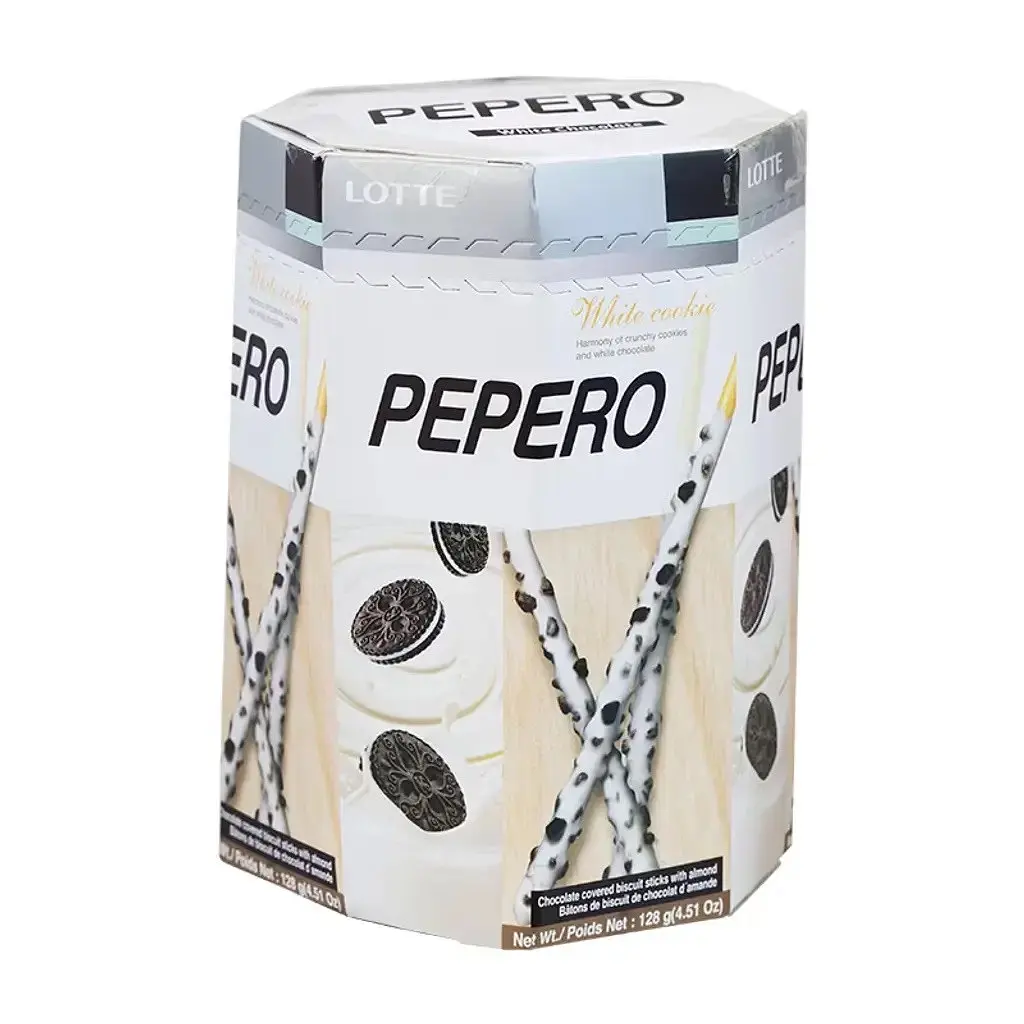 Соломка Lotte Pepero White Chocolate Cookie Biscuit Stick 128 г