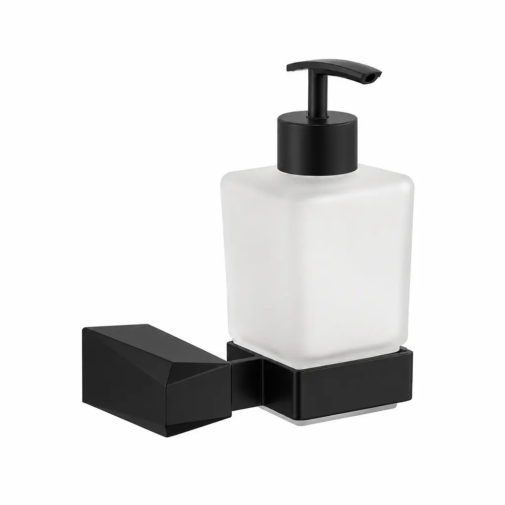 Дозатор рідкого мила VBI Pluto black VBI-040806BL