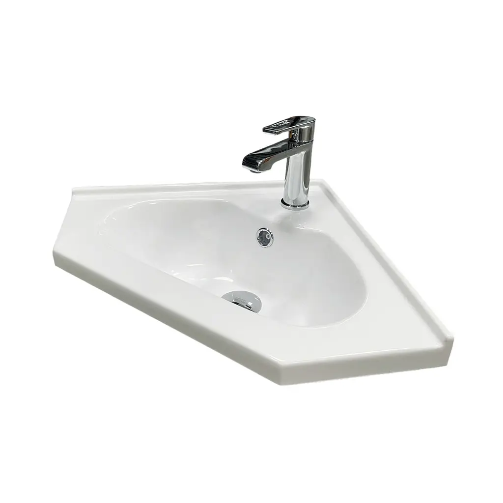 Умивальник накладний Adamant Dorado New White штучний камінь 415x415x145 мм 41,5 см