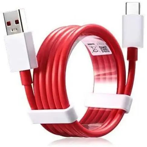 Кабель Dash / Warp Fast Charge 80W / 10A 1m USB на Type-C для OnePLus red - фото 2
