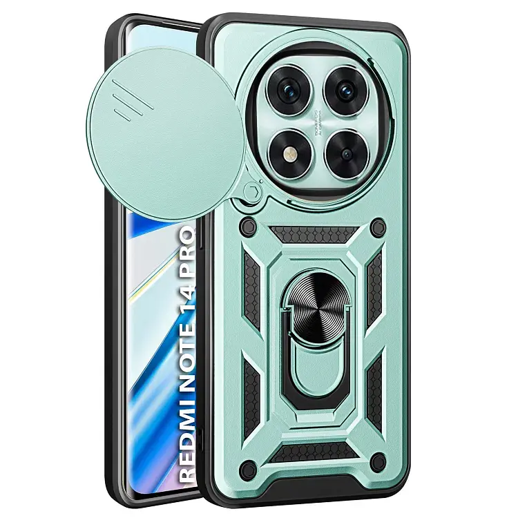 Панель BeCover Military для Xiaomi Redmi Note 14 Pro 5G Dark Green (712870) - фото 2