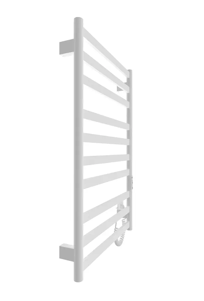 Электрический полотенцесушитель HF York 770x530 white matte 6.1.0501.06.WM, Белый матовый, универсальное (коннектор), Электронный - фото 3
