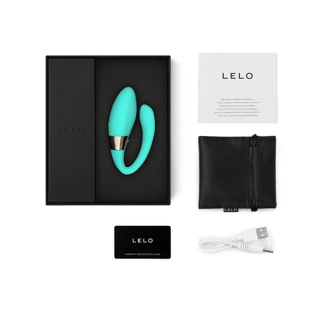 Вибратор для пар Lelo Tiani Harmony, 9 см (бирюзовый) - фото 6