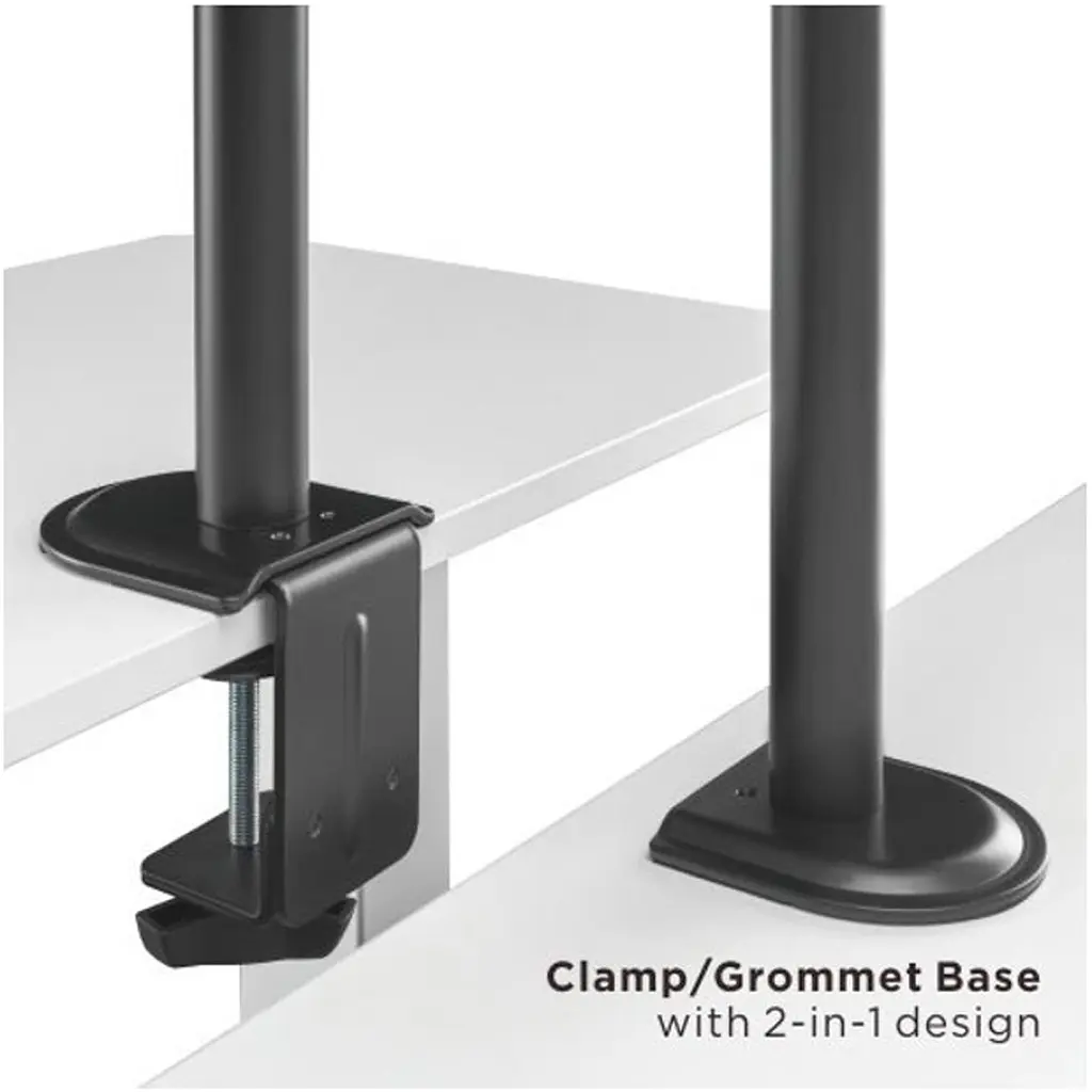 Настільне кріплення для моніторів HiSmart HS082437 17-32` Black [109027] - фото 2