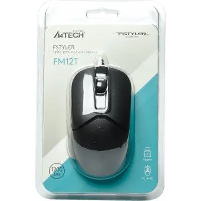 Комп'ютерна мишка A4Tech FM12T USB Black (4711421990202) - фото 9