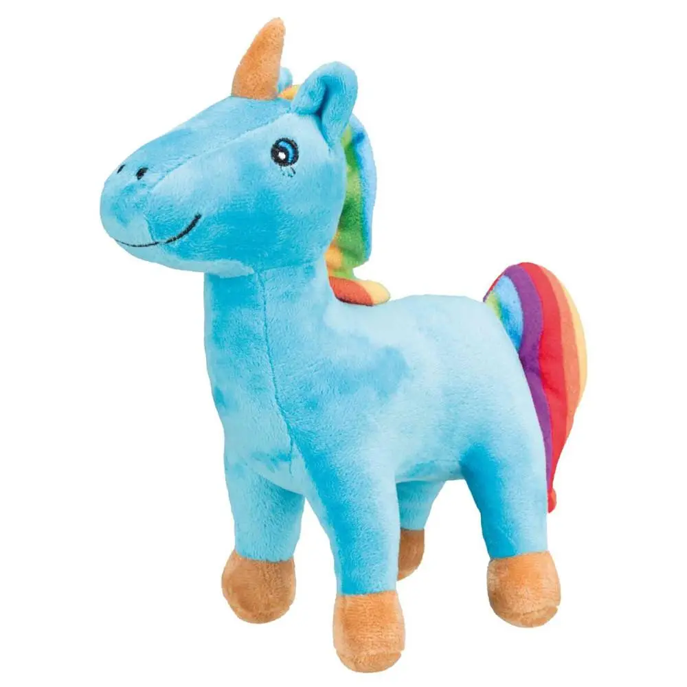 Игрушка Trixie для собак Единорог плюшевый 25 см голубой - фото 2