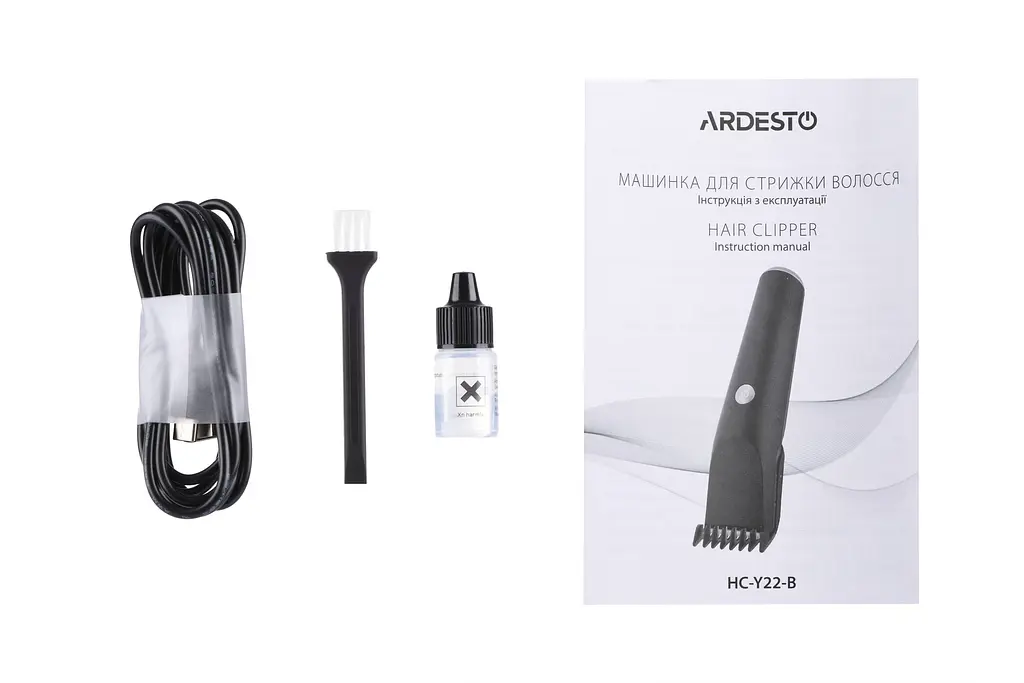 Машинка для стрижки Ardesto HC-Y22-B/5 Вт/чорний/LED-індикація заряду - фото 8
