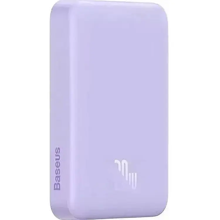 Портативна батарея Baseus Magnetic Mini Wireless Quick Charging 10000 mAh 20W PPCX110105 Purple - фото 2